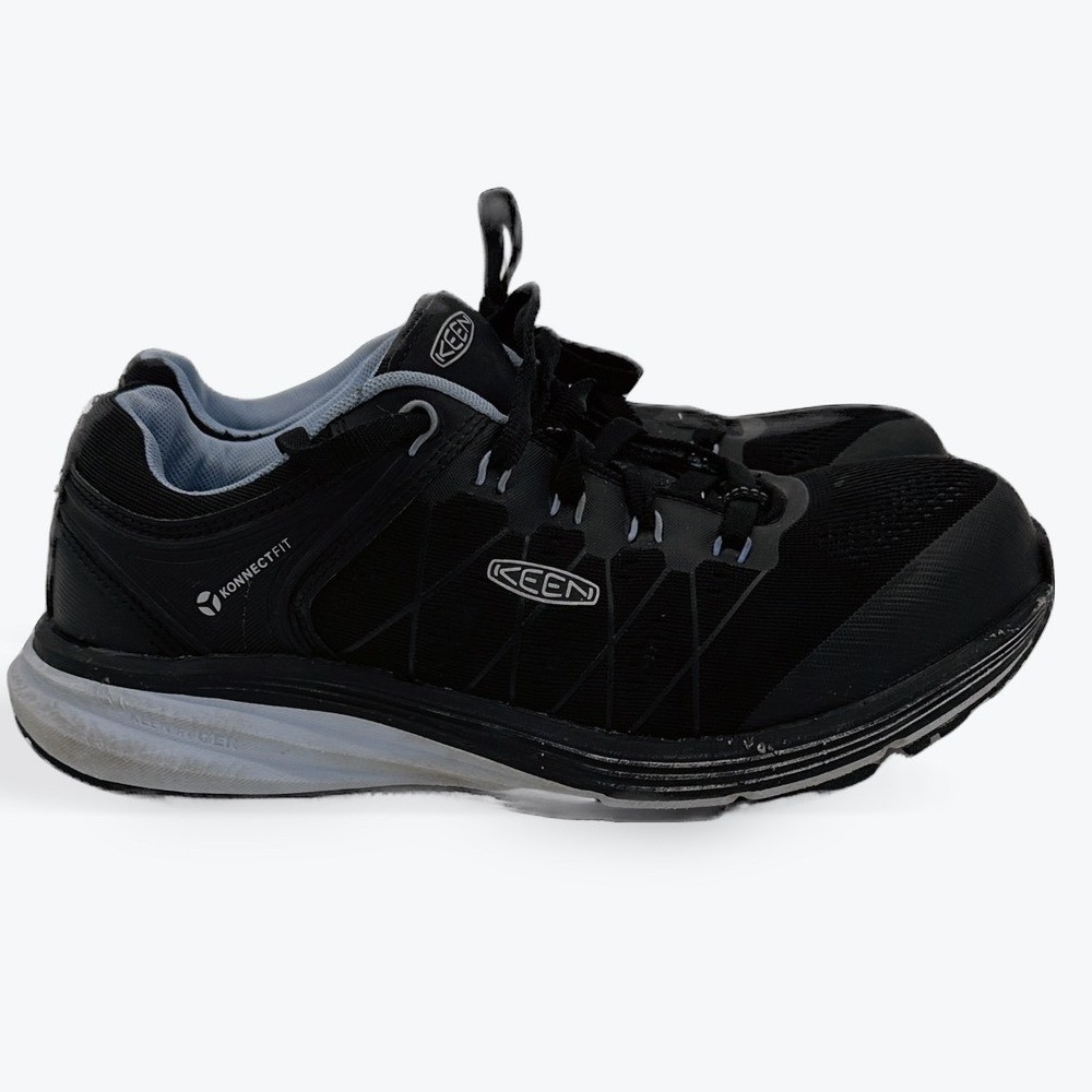 KEEN Utility Black Women's Work Athletic Shoes Size 9W EH Rated ASTM F2413